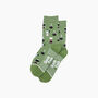 Coffee Lovers Bamboo Socks In Green, thumbnail 3 of 4