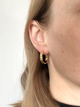 Sunbeam Hoop Earrings, 9 of 10