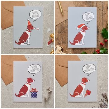 Organic Liver And White Springer Spaniel Tea Towel – A Delightful Gift For Dog Lovers, 11 of 11