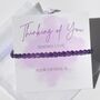 Thinking Of You Sending Love Dainty Crystal Gemstone Bracelet Gift, thumbnail 1 of 7