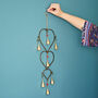 Recycled Iron Heart And Bells Wind Chime, thumbnail 2 of 2