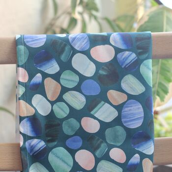 Sea Glass Print Tea Towel Gift, 2 of 3