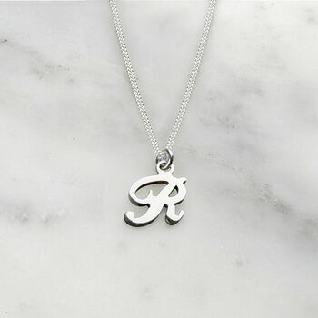Her Childrens Initials Silver Necklace For Mum, 2 of 3