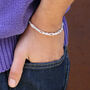 Men's Sterling Silver Figaro Rope Chain Bracelet, thumbnail 2 of 3