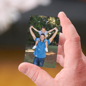Personalised Photo Father's Day Wallet Card, 2 of 4