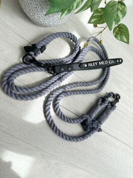 Multiway Cotton Dog Lead, 5 of 8