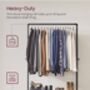 Heavy Duty Clothes Rack Garments Rail With Shelf, thumbnail 6 of 11