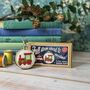 Full Steam Ahead To Christmas! Christmas Mini Matchbox Cross Stitch Kit, thumbnail 1 of 5