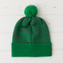 Lambswool Knitted Scatter Pom Pom Hat, thumbnail 8 of 12