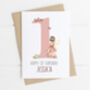 Personalised Children's Birthday Card Blush Fairy, thumbnail 3 of 7