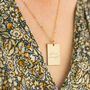 'I Am Enough' Inspirational Gold Plated Necklace, thumbnail 1 of 3