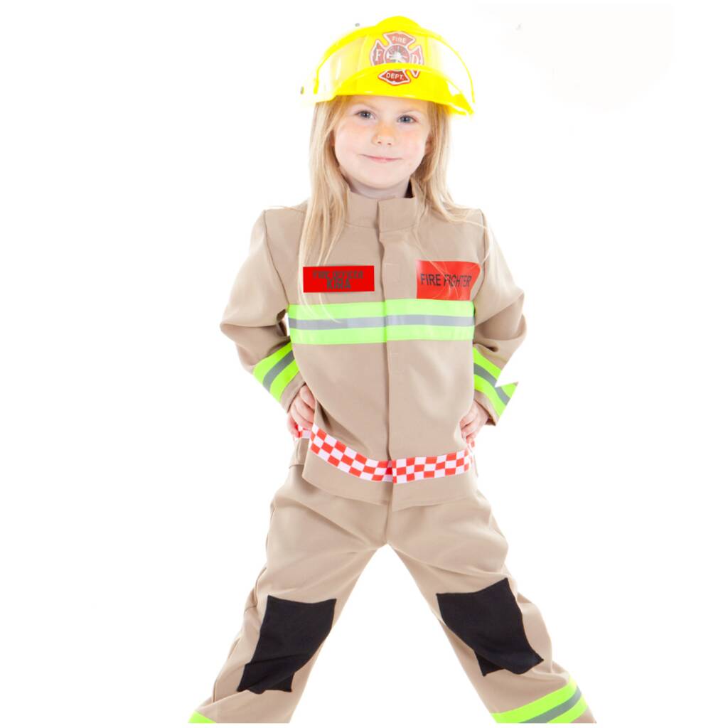Personalised Children's Fire Fighter Costume, 1 of 9