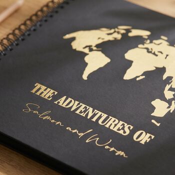 Personalised Travel Scrapbook Anniversary Gift For Travellers, 6 of 12