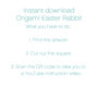 Origami Easter Egg Holder Digital Download, thumbnail 6 of 11