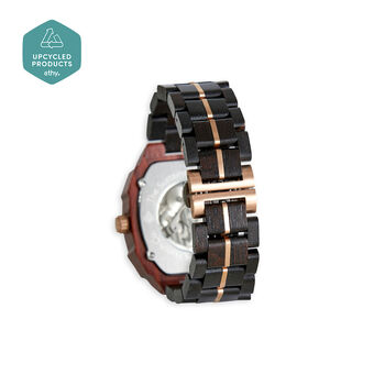 The Mahogany: Handmade Mechanical Wood Watch For Men, 8 of 8