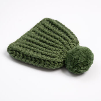 Pompom Hat Crochet Kit, 7 of 12