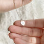 Sterling Silver Personalised Dinky Heart Initial Necklace, thumbnail 6 of 12