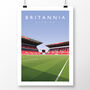 Stoke City Britannia Stadium Poster, thumbnail 2 of 7