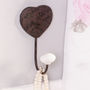 Set Of Two Country Heart Wall Hooks, thumbnail 3 of 5