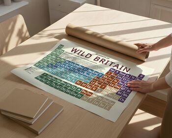 Wild Britain Periodic Table Art Print, 7 of 12