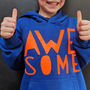 Personalised Childs Make A Statement Hoodie, thumbnail 1 of 3