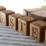 Personalised Wooden Baby Name Blocks| Six Blocks Minimum, thumbnail 12 of 12