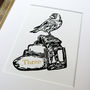 Personalised 'Leather' Third Wedding Anniversary Print, thumbnail 7 of 10