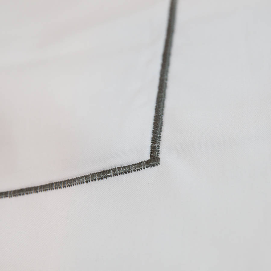 embroidered flat sheets by tonder & tonder