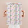 2027 Large A1 Year Wall Planner | Portrait | Soft Focus, thumbnail 1 of 4