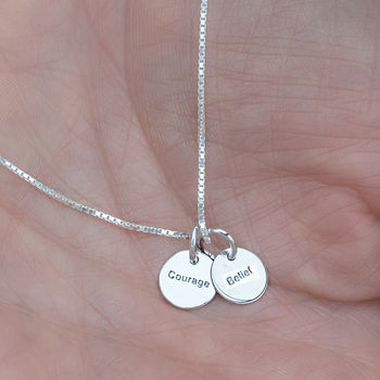 Uplifting Affirmation Necklace With Inspiring Messages, 4 of 12