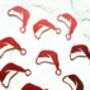 16 X Santa Hat Christmas Confetti, Table Scatter, Decorations, Festive Decor, thumbnail 4 of 5