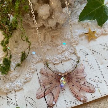 Ethereal Fairy Wing Necklace, 2 of 3