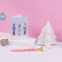 Pack Of Six Mini Nutcrackers Christmas Cards, thumbnail 2 of 3