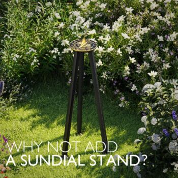 Personalised Anniversary Gift Sundial Celebration Present, 5 of 5