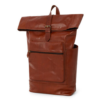 Large Leather Travel Backpack, 10 of 12