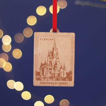 Wooden Christmas Travel Memories Personalised Bauble, 6 of 10