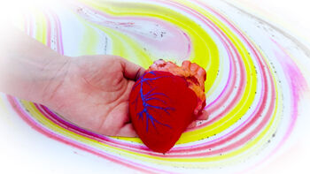 Giant Anatomical Heart Bath Bomb, 4 of 5