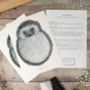 Personalised Baby Hedgehog Footprint Kit, thumbnail 4 of 5