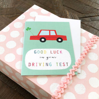 Mini Good Luck Driving Test Card, 4 of 5