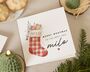 Personalised Merry Woofmas Dog Name Christmas Card, thumbnail 1 of 7