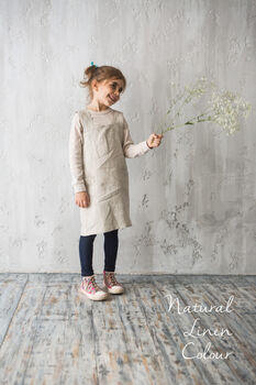 Kids Baking Pinafore | Linen Apron, 7 of 12