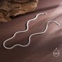 Sterling Silver 2mm Cz Tennis Necklace, thumbnail 3 of 12
