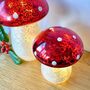 Light Up Glass Mushroom Pair, thumbnail 4 of 5