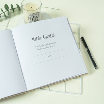 Twin Baby Record Book | Twin Baby Gift, 2 of 12