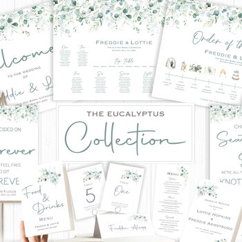 Wedding Invitation Eucalyptus, 6 of 6