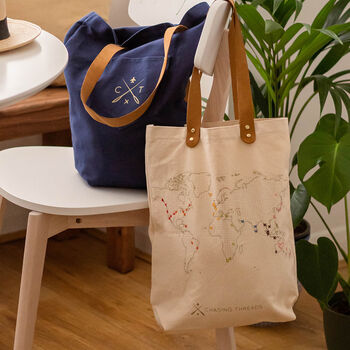 Stitch Your Travels Tote Bag Kit, 2 of 12