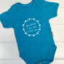 Personalised Can't Wait To Meet You Babygrow, thumbnail 2 of 9