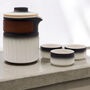 Ceramic Travel Tea Set Camping Tea Pot And Tea Cup Set, thumbnail 6 of 6