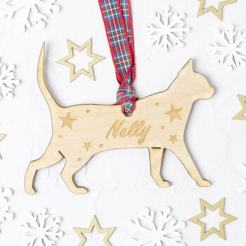 Personalised Pet Name And Shape Christmas Decoration, 2 of 10