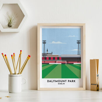 Contemporary Print Of Any Football Stadium, 3 of 10
